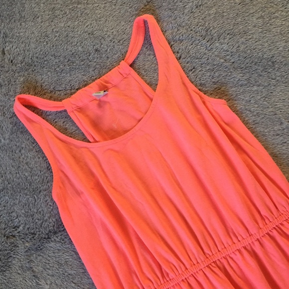 NOT FOR SALE RIGHT NOW! NWOT Bright Pink/Orange Old Navy Dress Sz M - Picture 1 of 8
